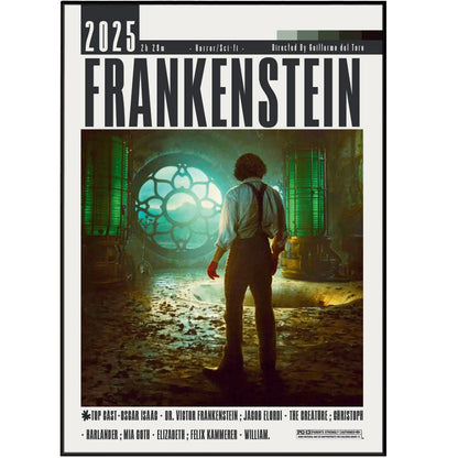 Frankenstein (2025) Posters - 98typesModern Minimal Movies