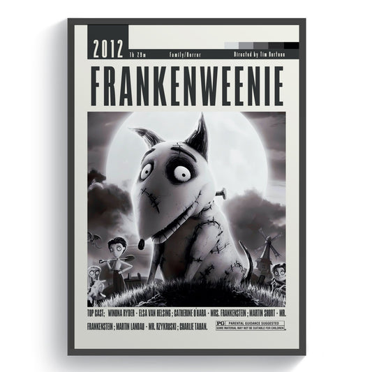 Frankenweenie Movie Posters - 98typesModern Minimal Movies