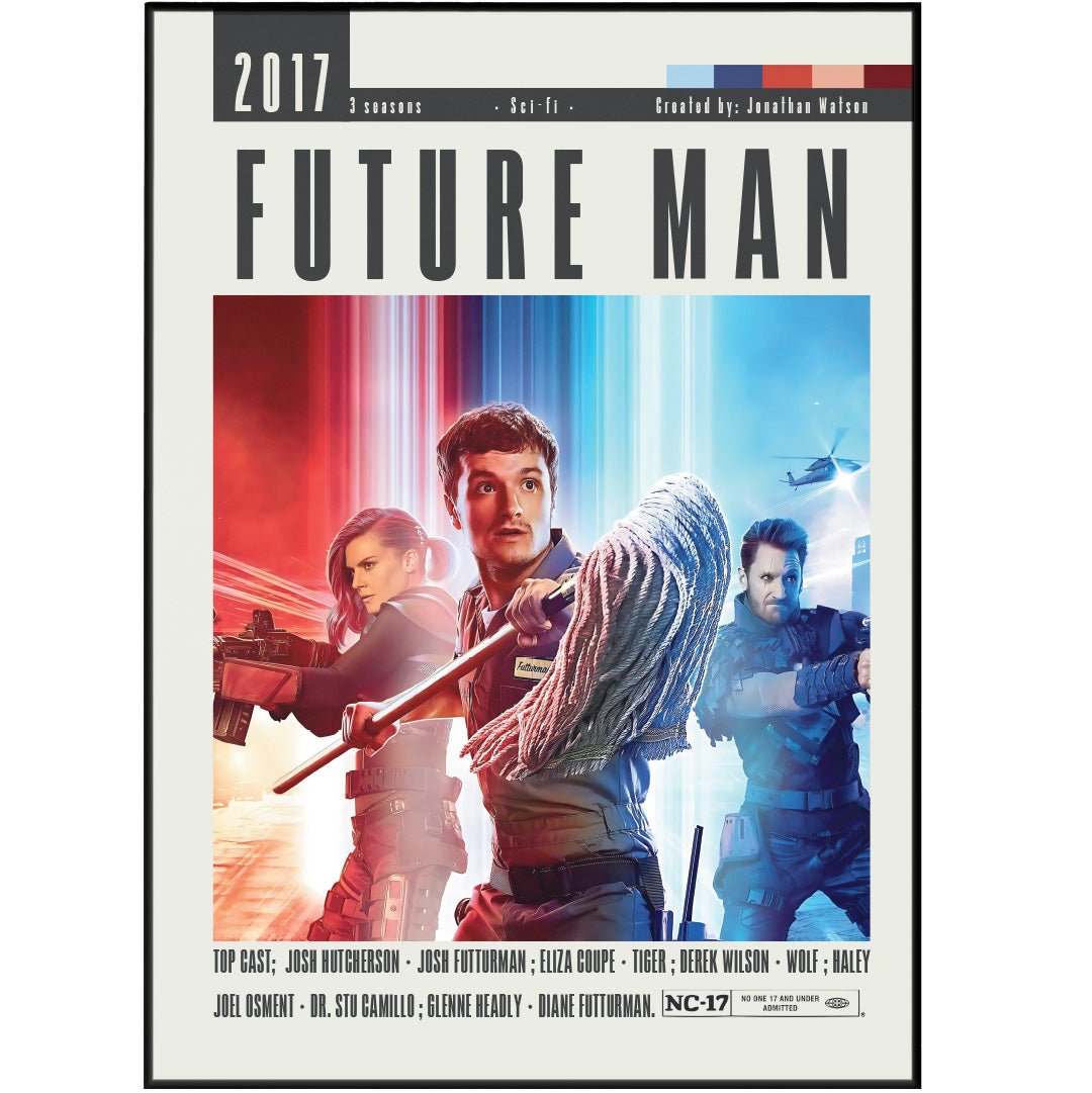 Future Man TV Series Posters - 98typesModern Minimal Movies