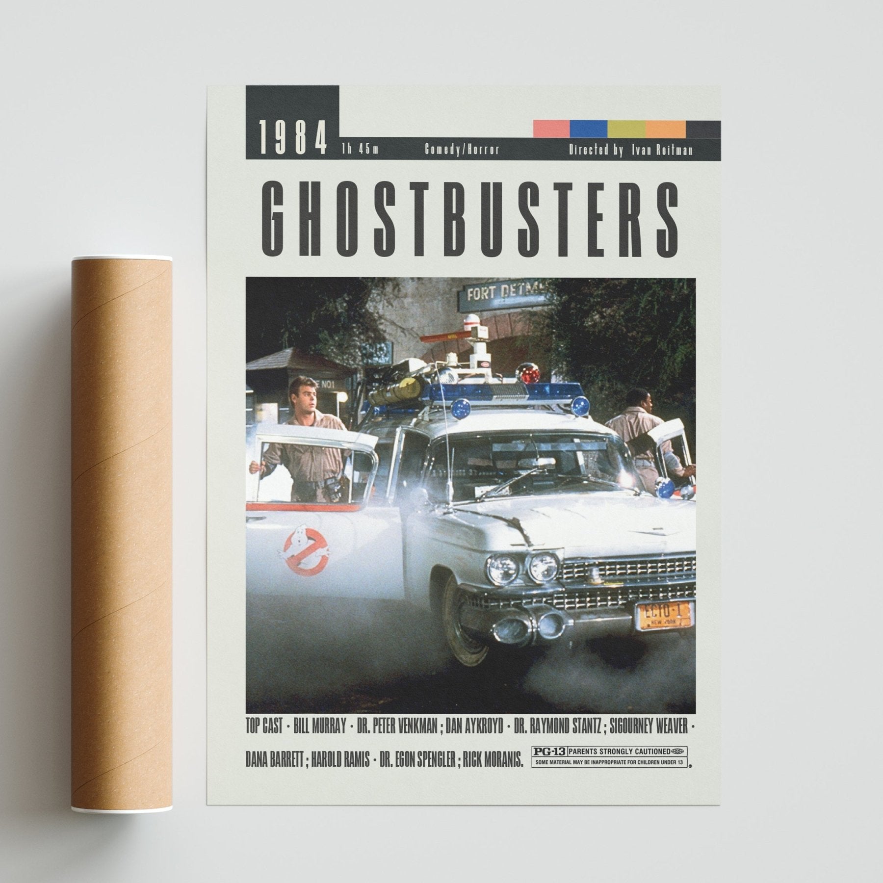 Ghostbusters Poster | Ivan Reitman Movies - 98typesModern Minimal Movies