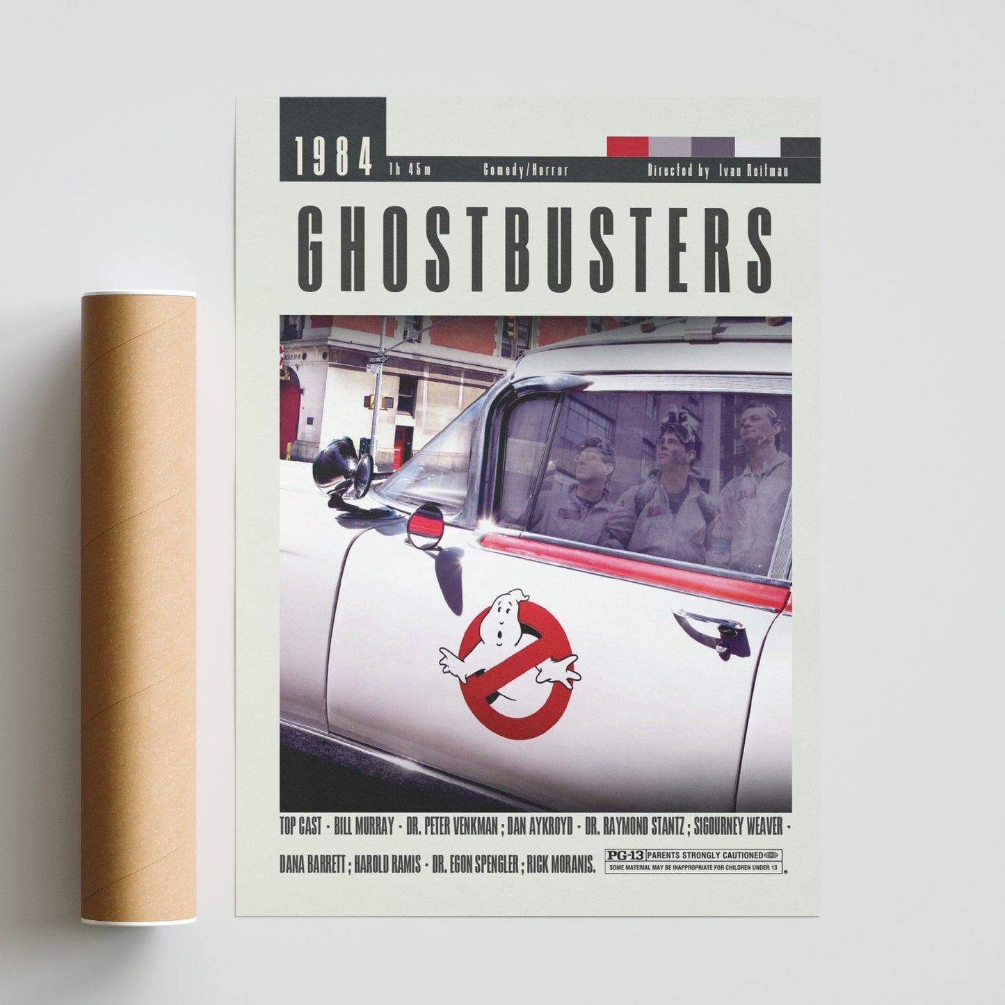 Ghostbusters Poster | Ivan Reitman Movies - 98typesModern Minimal Movies