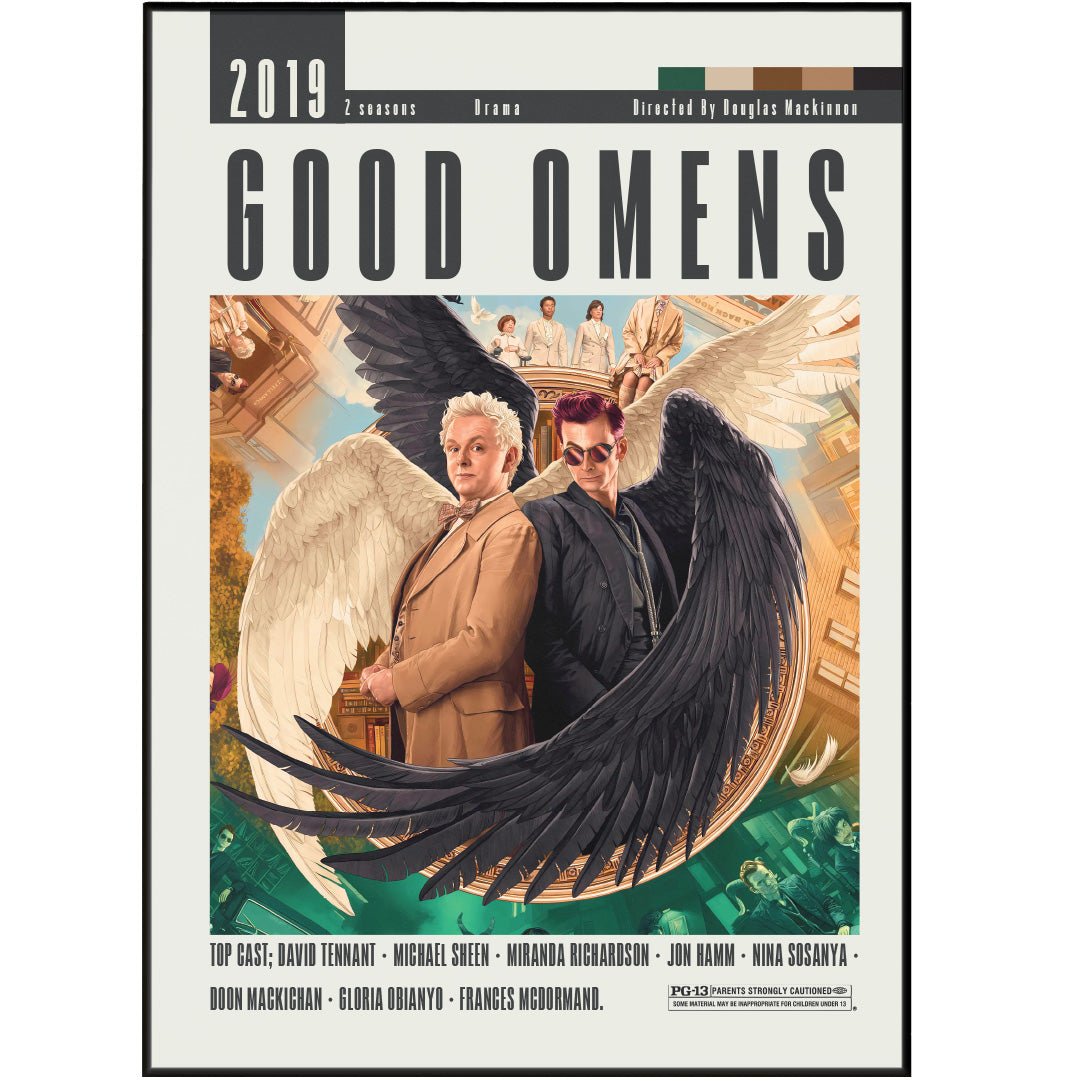 Good Omens TV Series Posters - 98typesModern Minimal Movies