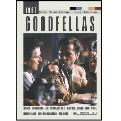 Goodfellas Poster | Martin Scorsese Movies - 98typesModern Minimal Movies