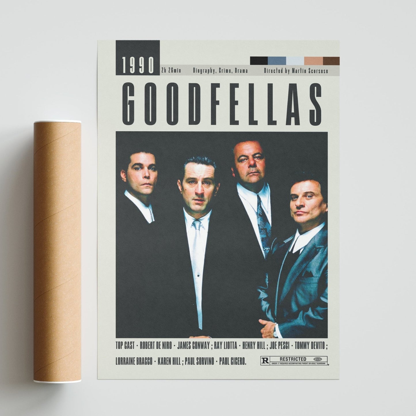 Goodfellas Poster | Martin Scorsese Movies - 98typesModern Minimal Movies