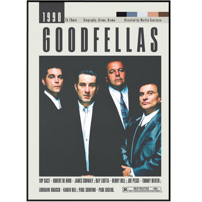 Goodfellas Poster | Martin Scorsese Movies - 98typesModern Minimal Movies