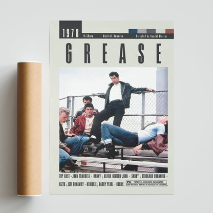 Grease Posters | Randal Kleiser Movies - 98typesModern Minimal Movies