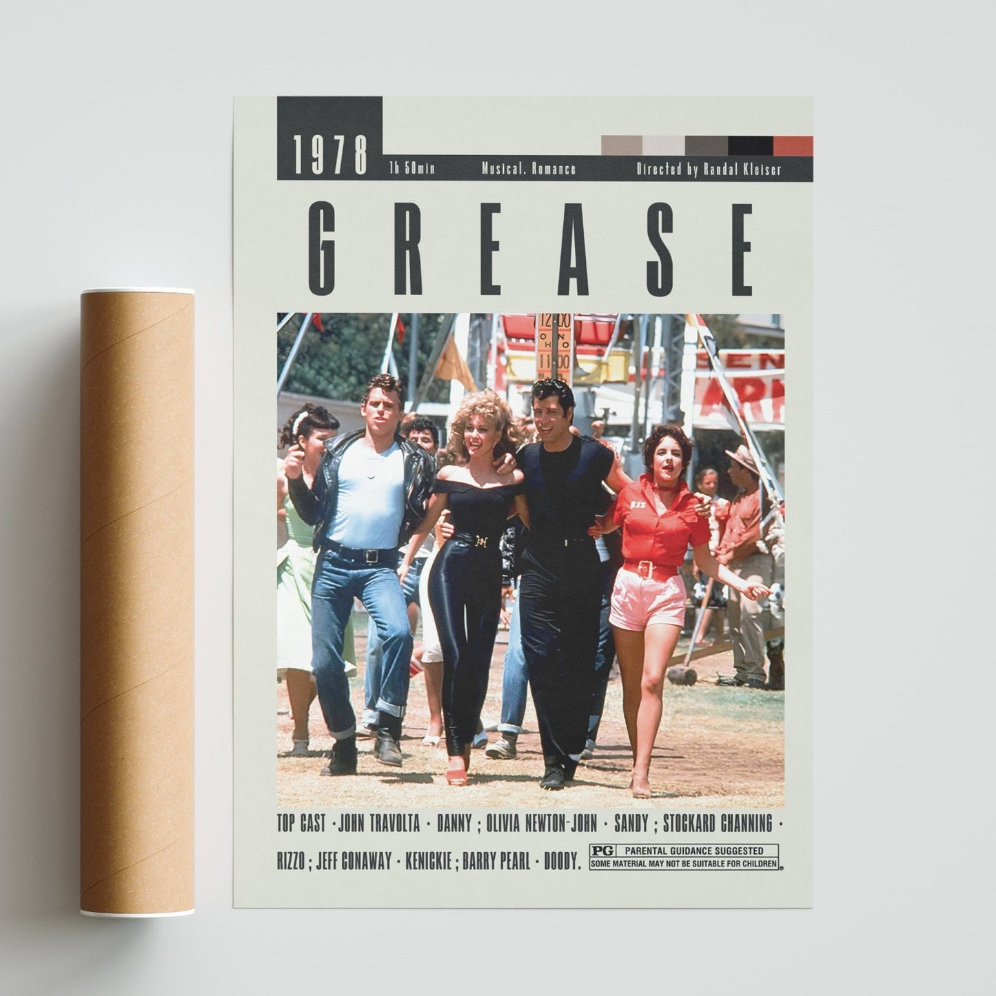 Grease Posters | Randal Kleiser Movies - 98typesModern Minimal Movies