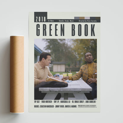 Green Book Poster | Peter Farrelly Movies - 98typesModern Minimal Movies