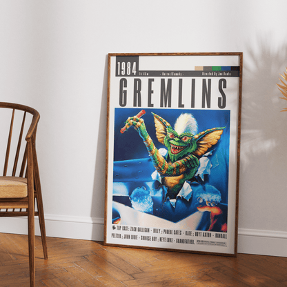 Gremlins 1984 Film Posters - 98typesModern Minimal Movies