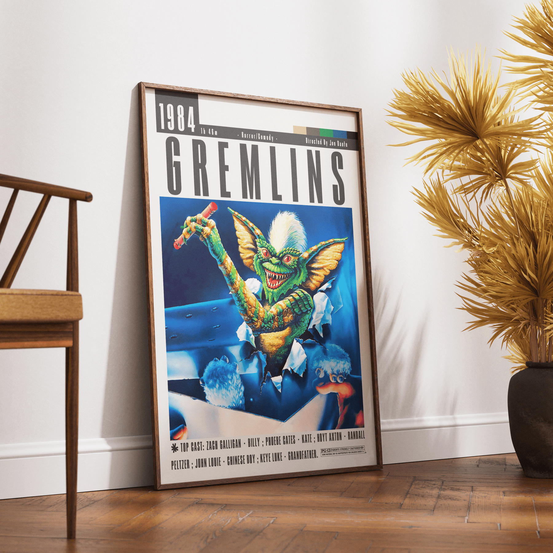 Gremlins 1984 Film Posters - 98typesModern Minimal Movies