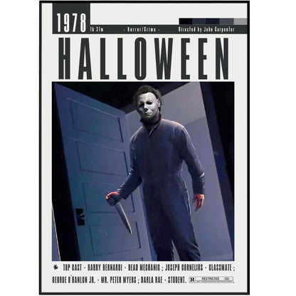 Halloween 1978 Movie Posters - 98typesModern Minimal Movies