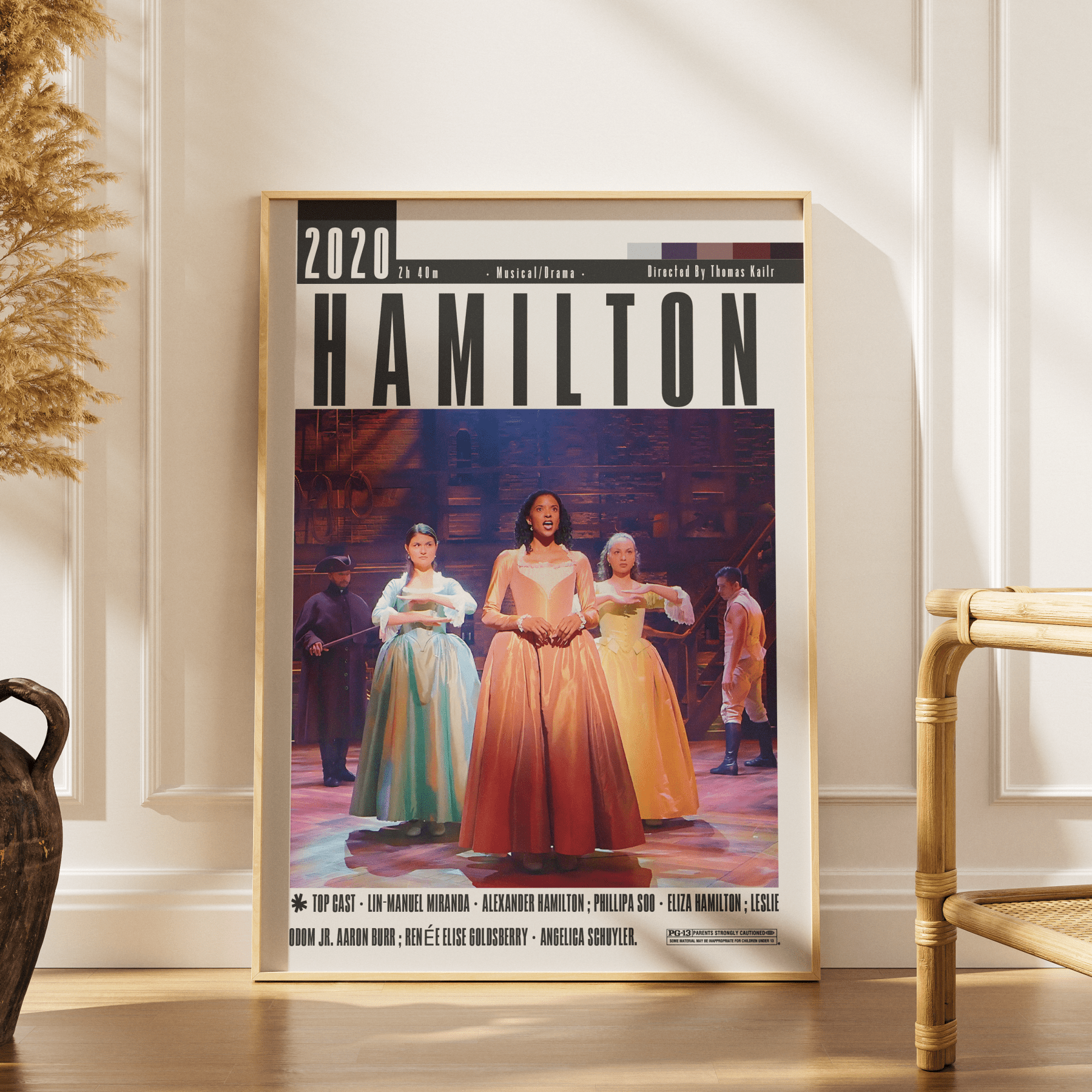 Hamilton 2020 Films Posters - 98typesModern Minimal Movies