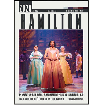 Hamilton 2020 Films Posters - 98typesModern Minimal Movies