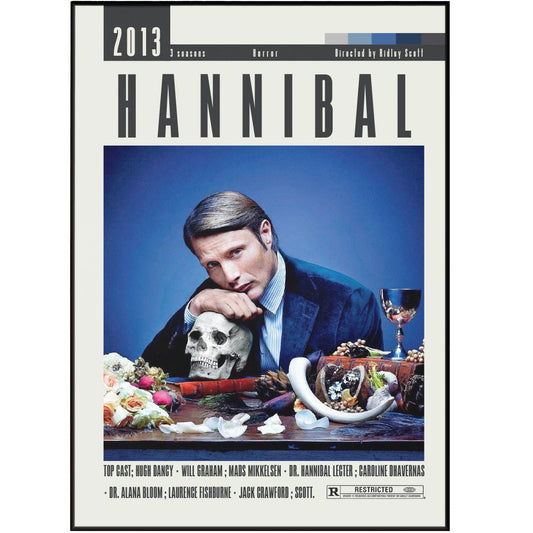 Hannibal TV Series Posters - 98typesModern Minimal Movies