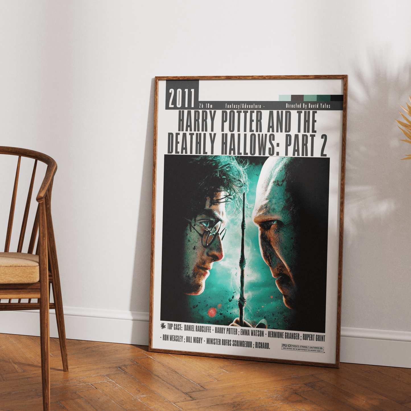 Harry Potter and the Deathly Hallows Part 2 Film Posters - 98typesModern Minimal Movies