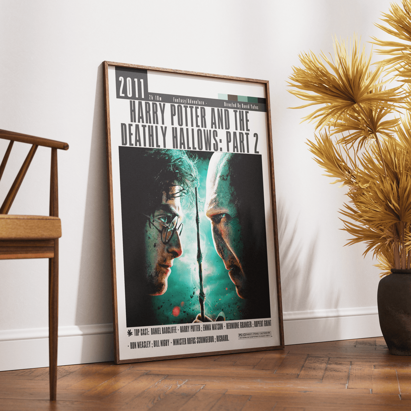 Harry Potter and the Deathly Hallows Part 2 Film Posters - 98typesModern Minimal Movies