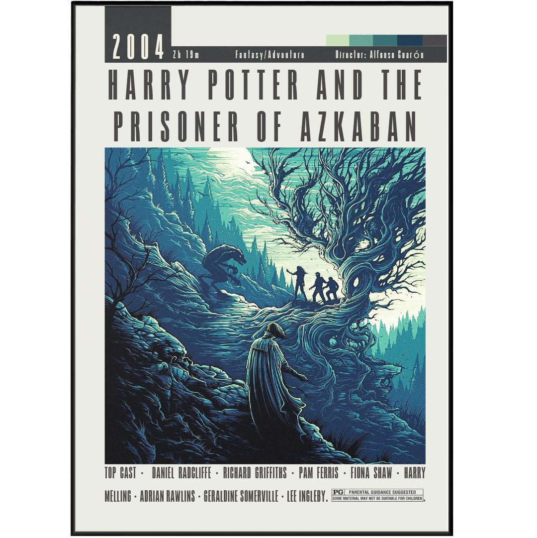 Harry Potter and the Prisoner of Azkaban Movies Poster - 98typesModern Minimal Movies