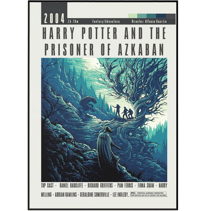 Harry Potter and the Prisoner of Azkaban Movies Poster - 98typesModern Minimal Movies