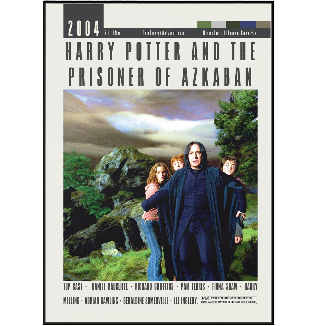 Harry Potter and the Prisoner of Azkaban Movies Poster - 98typesModern Minimal Movies