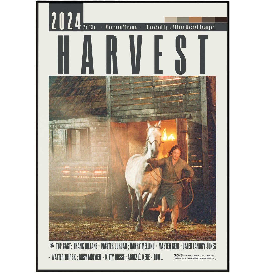 Harvest Movie Poster - 98typesModern Minimal Movies