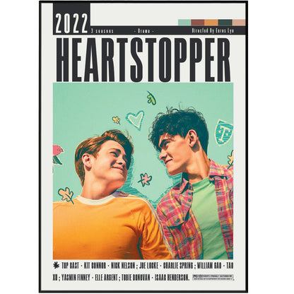 Heartstopper (2022) Poster - 98typesModern Minimal Movies
