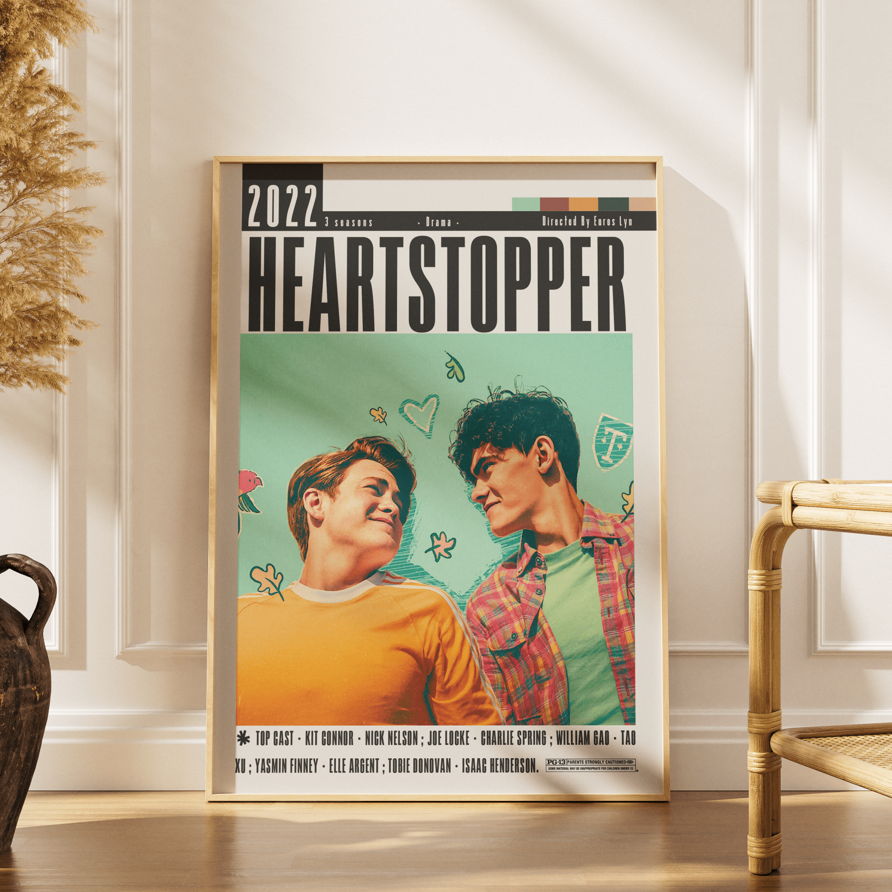 Heartstopper (2022) Poster - 98typesModern Minimal Movies