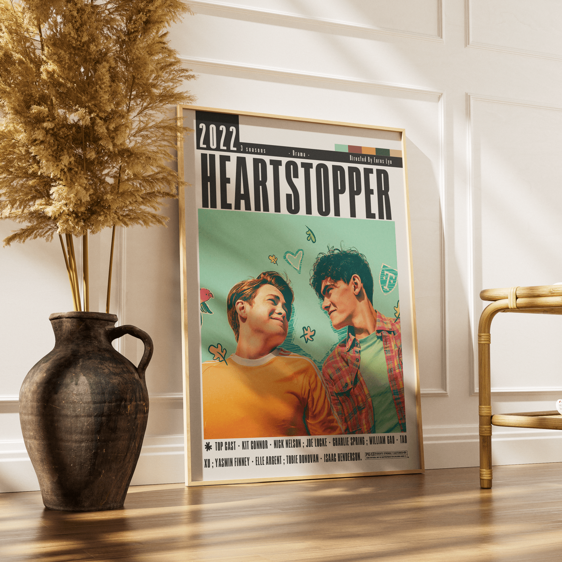 Heartstopper (2022) Poster - 98typesModern Minimal Movies