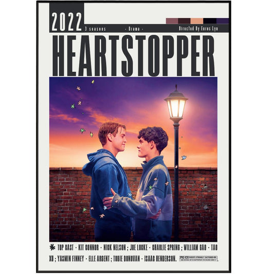 Heartstopper (2022) Tv Serie Poster - 98typesModern Minimal Movies