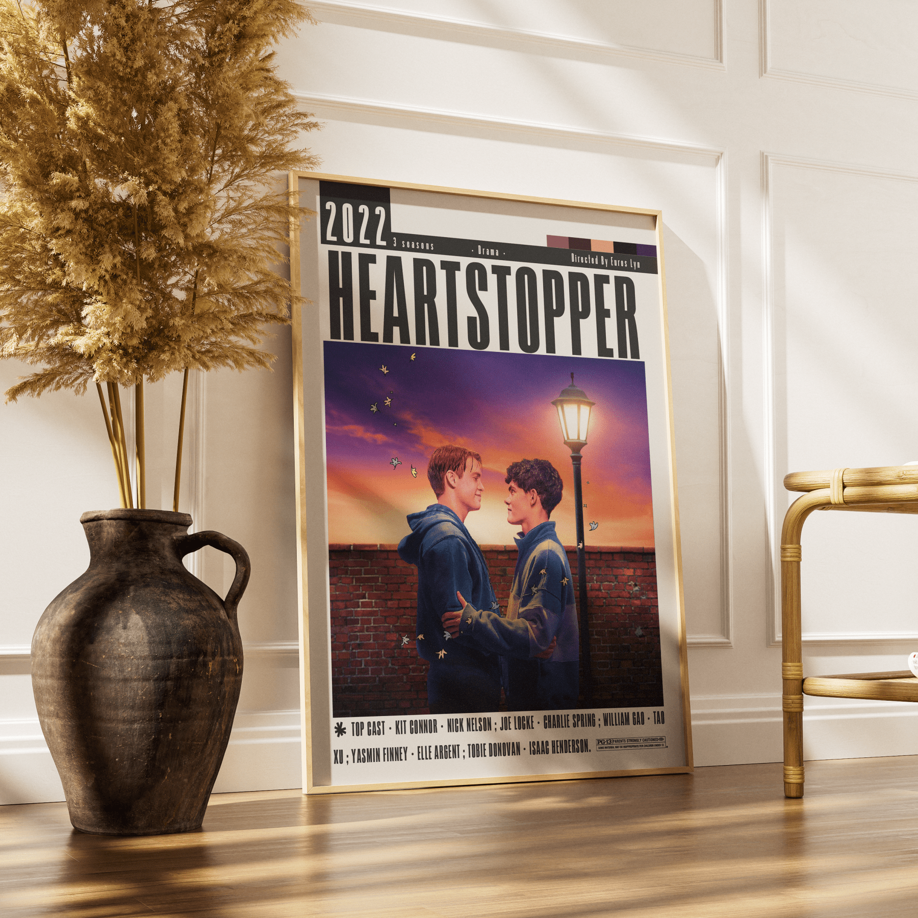 Heartstopper (2022) Tv Serie Poster - 98typesModern Minimal Movies