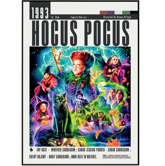 Hocus Pocus Poster | Kenny Ortega Movies - 98types
