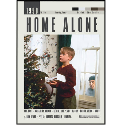 Home Alone Poster | Chris Columbus Movies - 98typesModern Minimal Movies