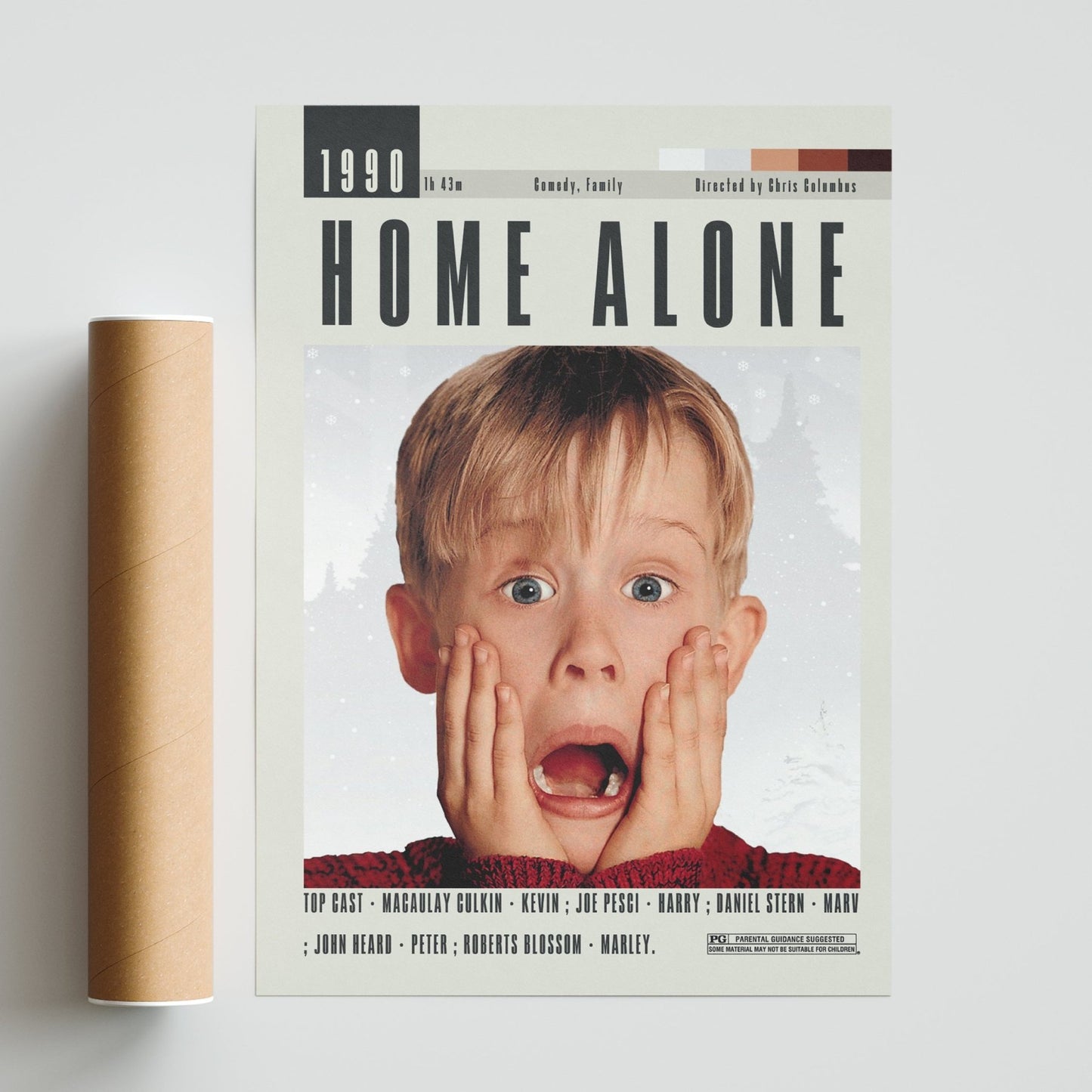 Home Alone Poster | Chris Columbus Movies - 98typesModern Minimal Movies