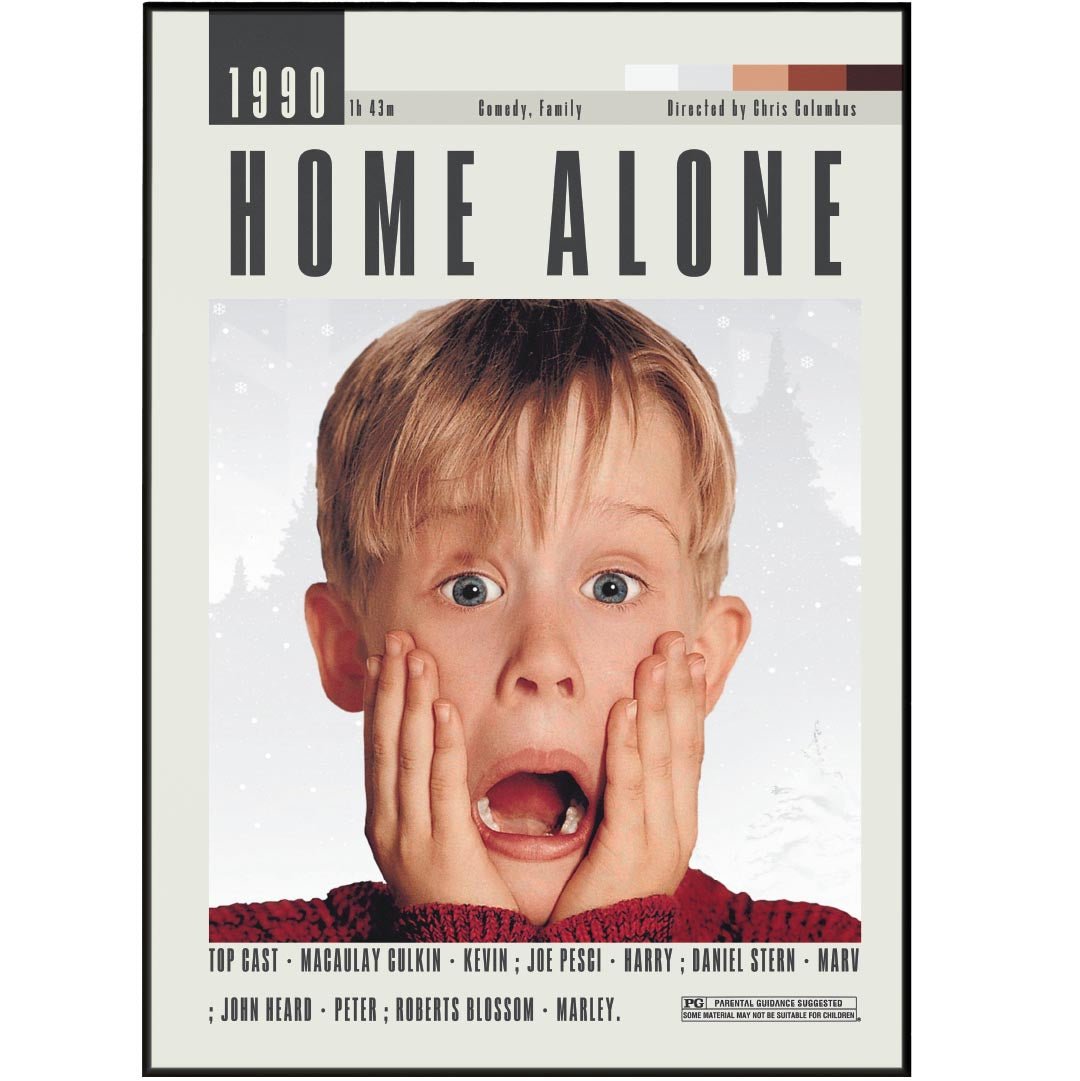 Home Alone Poster | Chris Columbus Movies - 98typesModern Minimal Movies