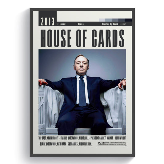 House of Cards TV Series Posters - 98typesModern Minimal Movies