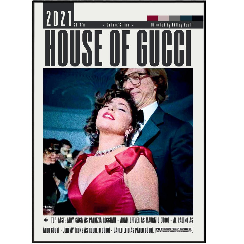 House of Gucci 2021 Films Posters - 98types