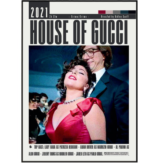 House of Gucci 2021 Films Posters - 98types