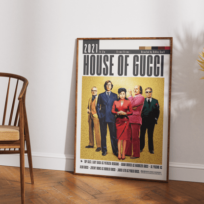 House of Gucci Films Poster - 98typesModern Minimal Movies