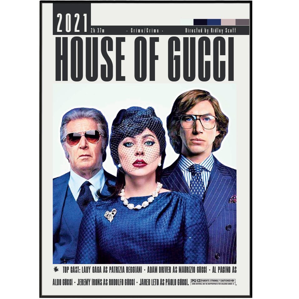 House of Gucci Films Posters - 98typesModern Minimal Movies