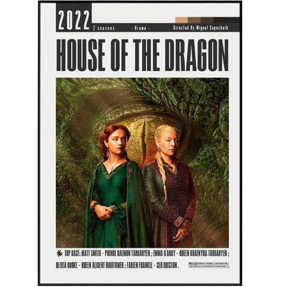 House of the Dragon Tv Series Posters - 98typesModern Minimal Movies