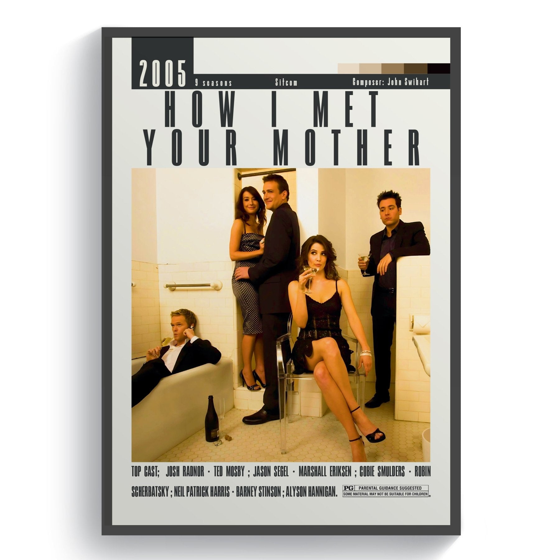 How I Met Your Mother Movie Posters - 98typesModern Minimal Movies