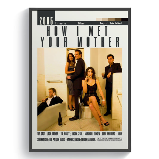 How I Met Your Mother Movie Posters - 98typesModern Minimal Movies