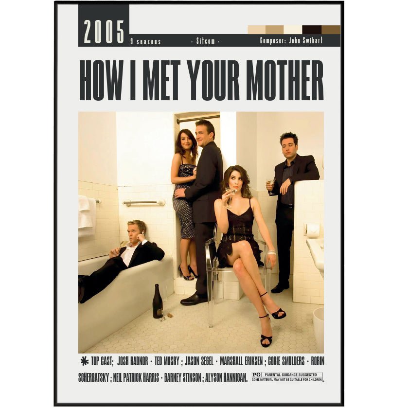 How I Met Your Mother Movie Posters - 98typesModern Minimal Movies