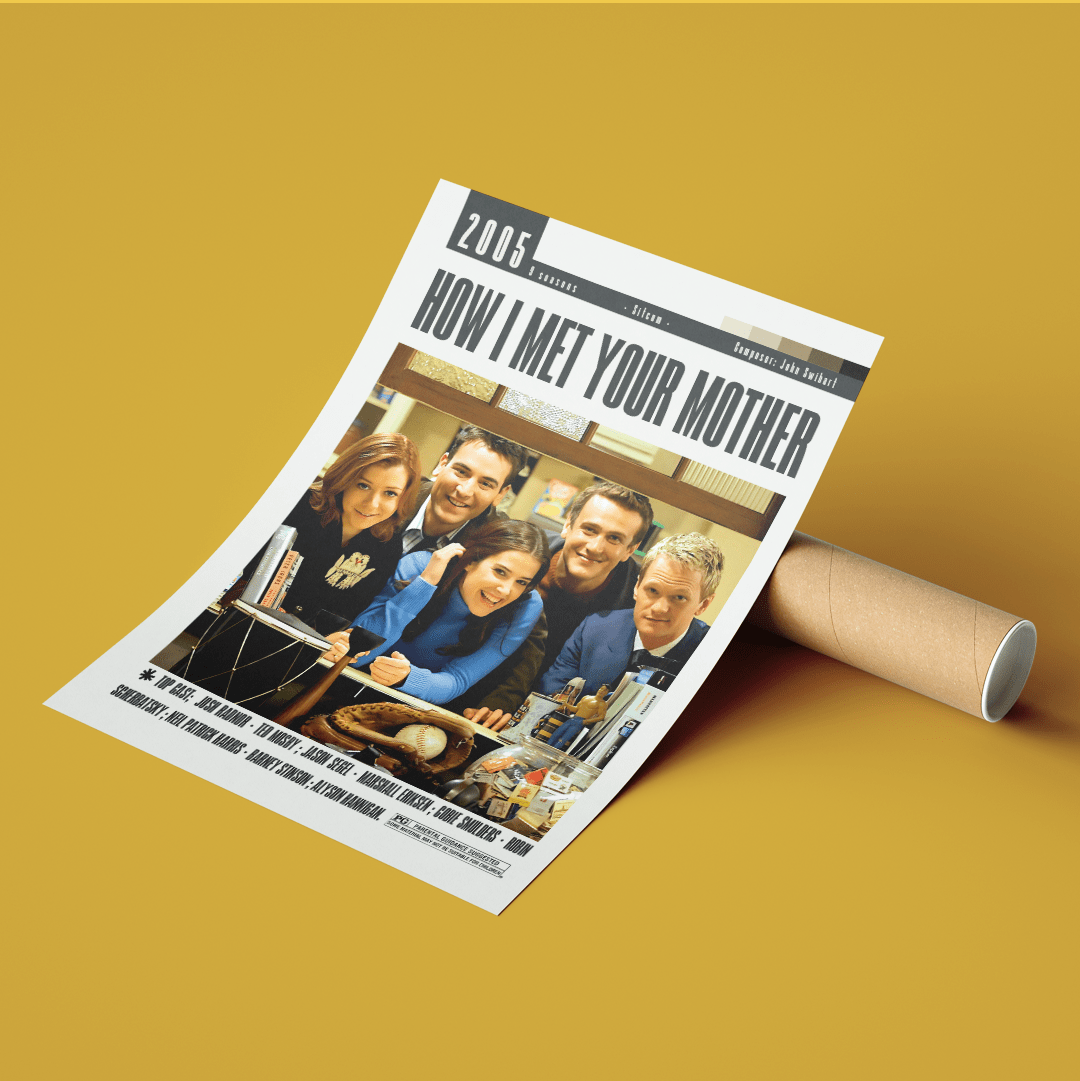 How I Met Your Mother Tv Serie Posters - 98typesModern Minimal Movies