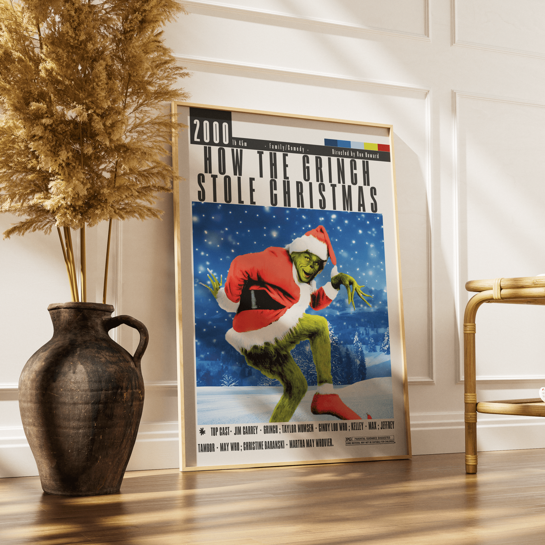 How The Grinch Stole Christmas (2000) Posters - 98typesModern Minimal Movies