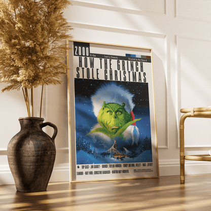 How The Grinch Stole Christmas Film Poster - 98typesModern Minimal Movies