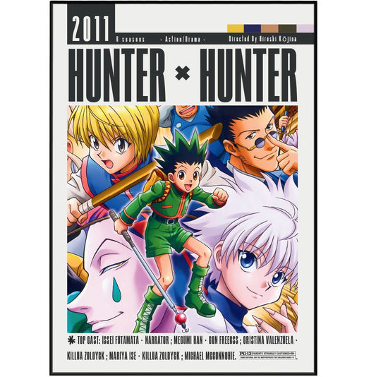 Hunter × Hunter Film Posters - 98typesModern Minimal Movies