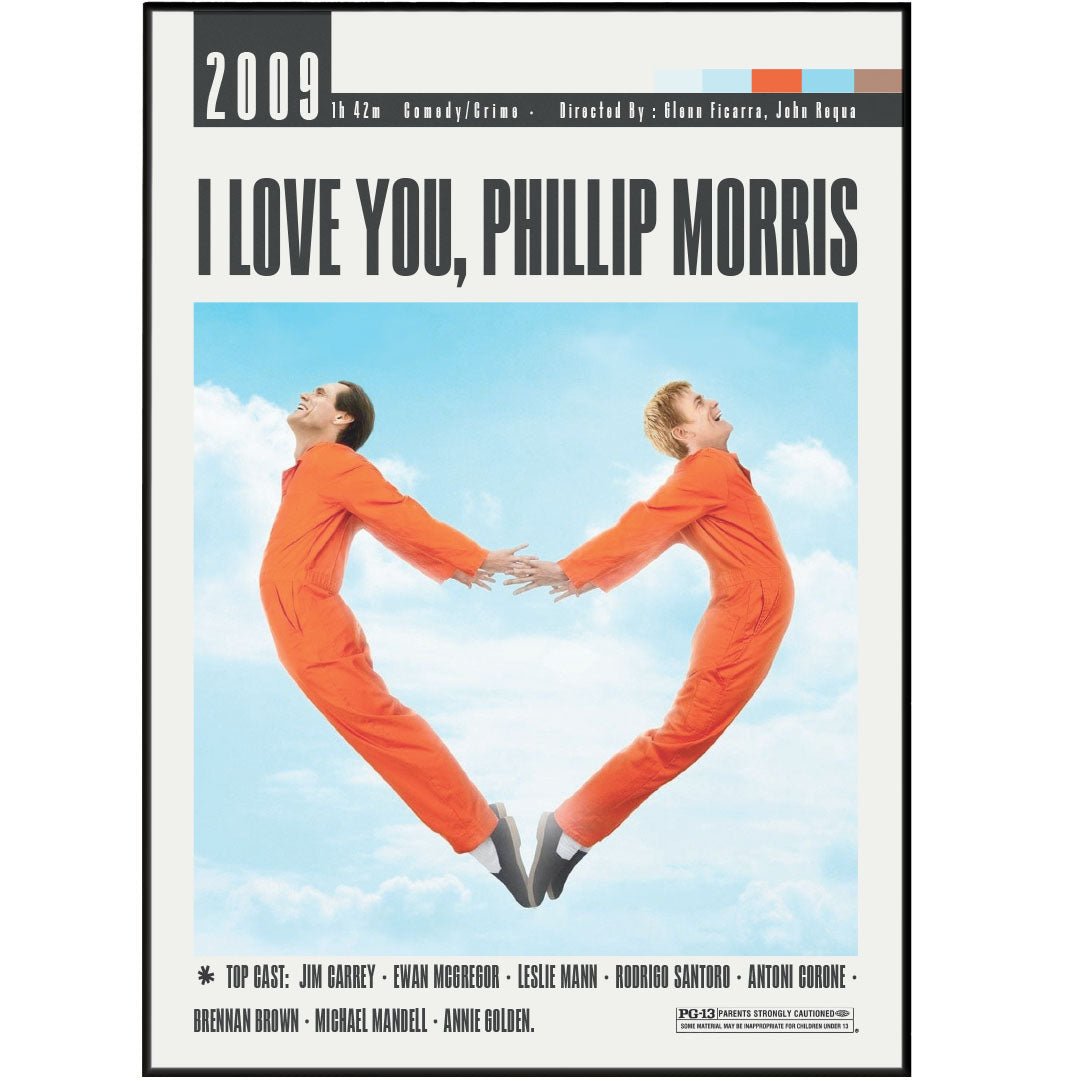 I Love You, Phillip Morris Movie Poster - 98typesModern Minimal Movies