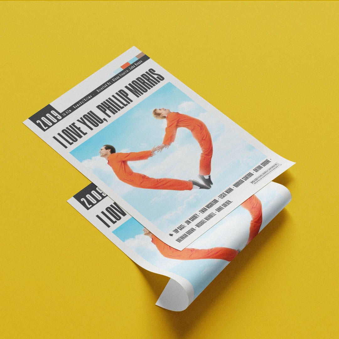 I Love You, Phillip Morris Movie Poster - 98typesModern Minimal Movies