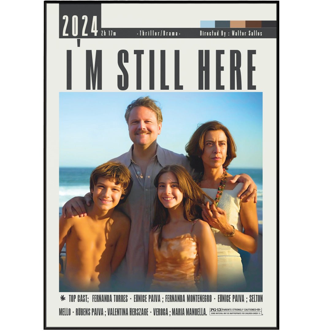 I'm Still Here Movie Poster - 98typesModern Minimal Movies