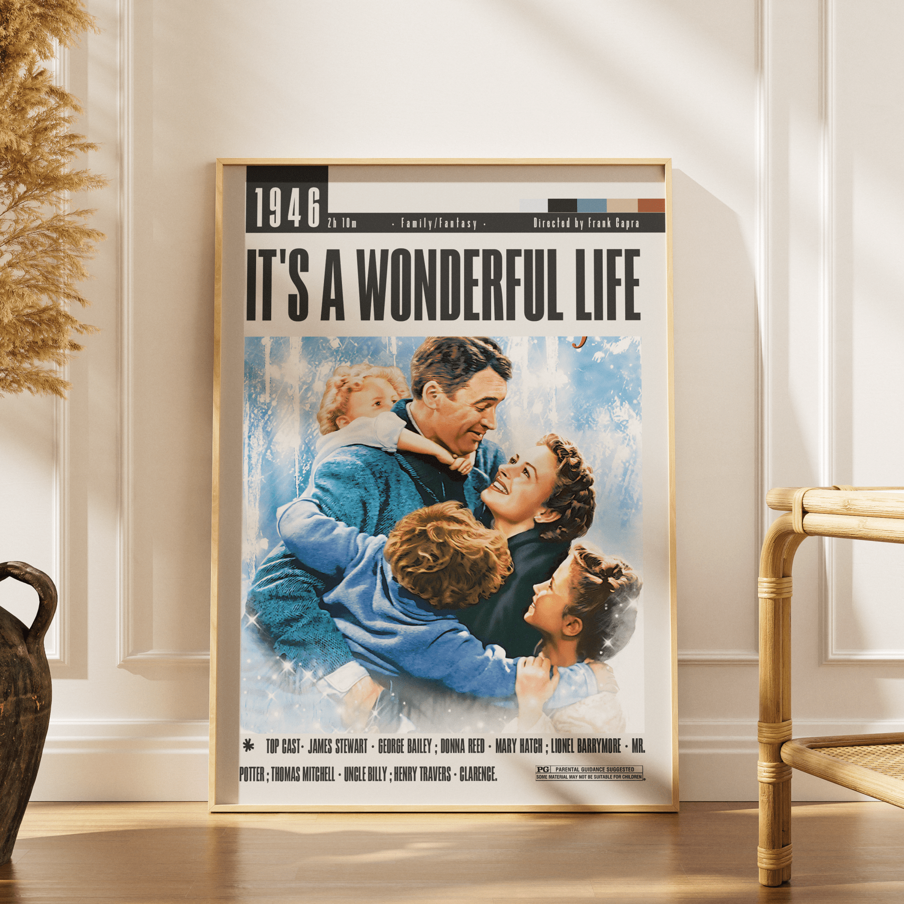 It’s a Wonderful Life (1946) Poster - 98typesModern Minimal Movies